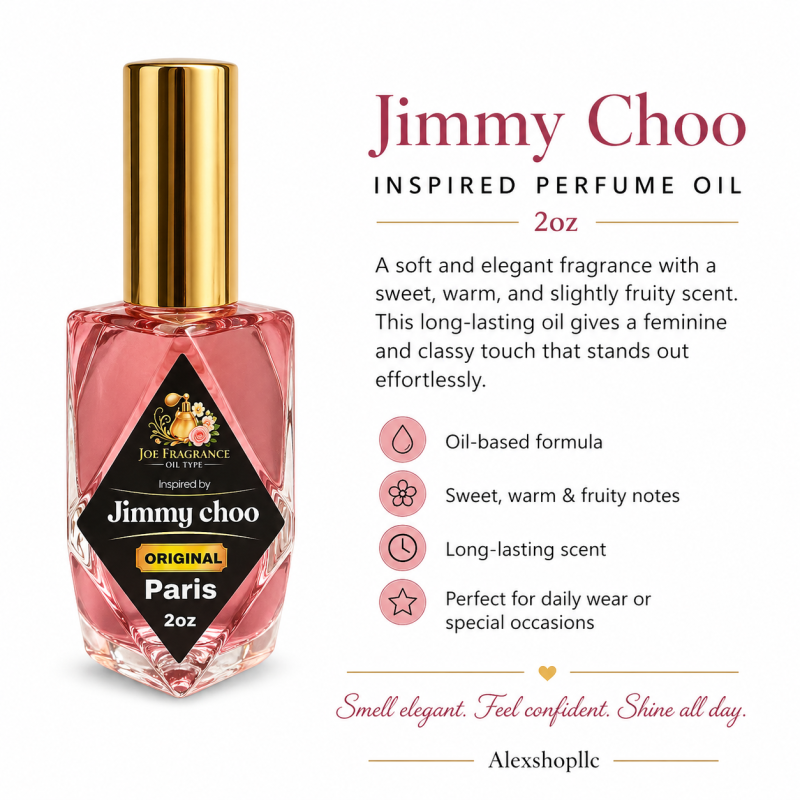 Jimmy Choo Inspired Perfume Oil – 2oz