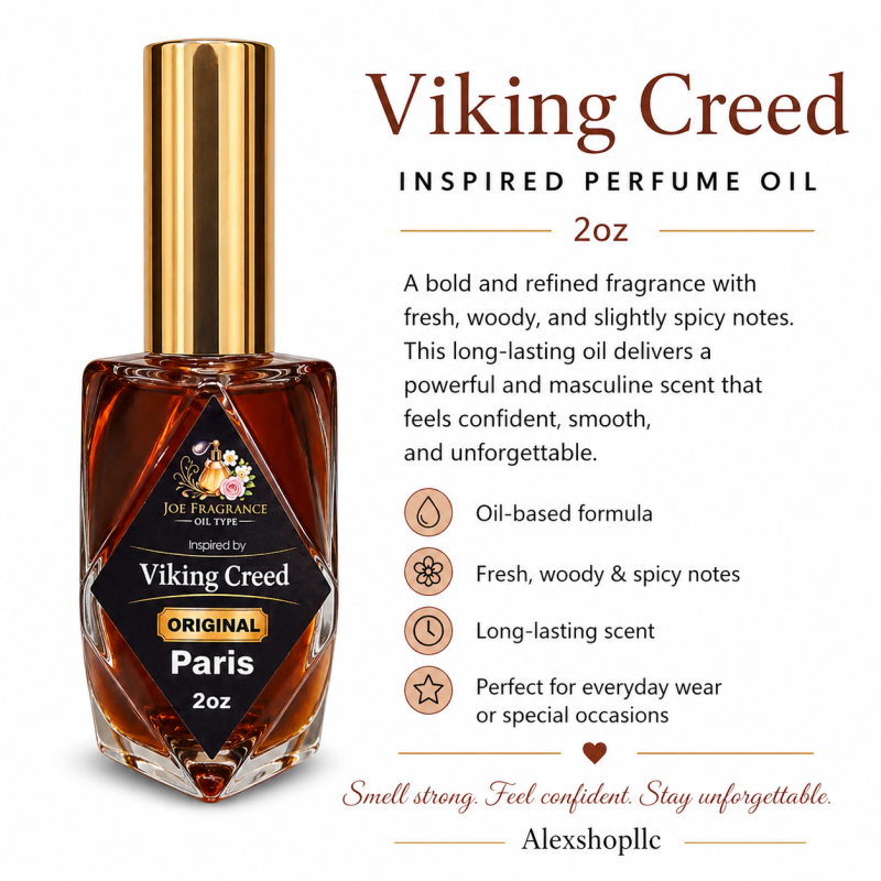 Viking Creed INSPIRED PERFUME OIL 2oz